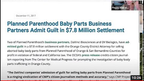 BABY PARTS SELLERS ADMIT GUILT IN $7.8 MILLION SETTLEMENT