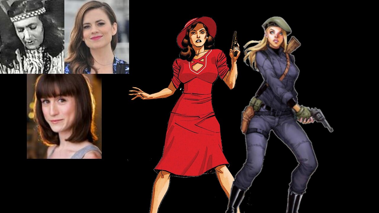 Animated Voice Comparison- Peggy Carter (Captain America)