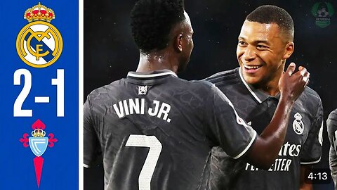 Real Madrid vs Celta Vigo 2-1 All Goals & Highlights