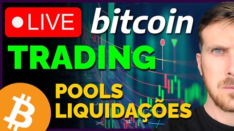 BITCOIN: SUPORTE NOS $21K! POOL DE LIQUIDAÇÕES E INDICADORES!