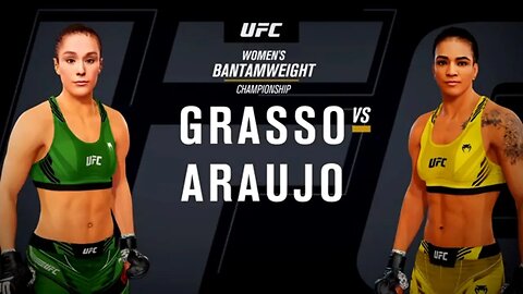 EA Sports UFC 4 Gameplay Viviane Araujo vs Alexa Grasso