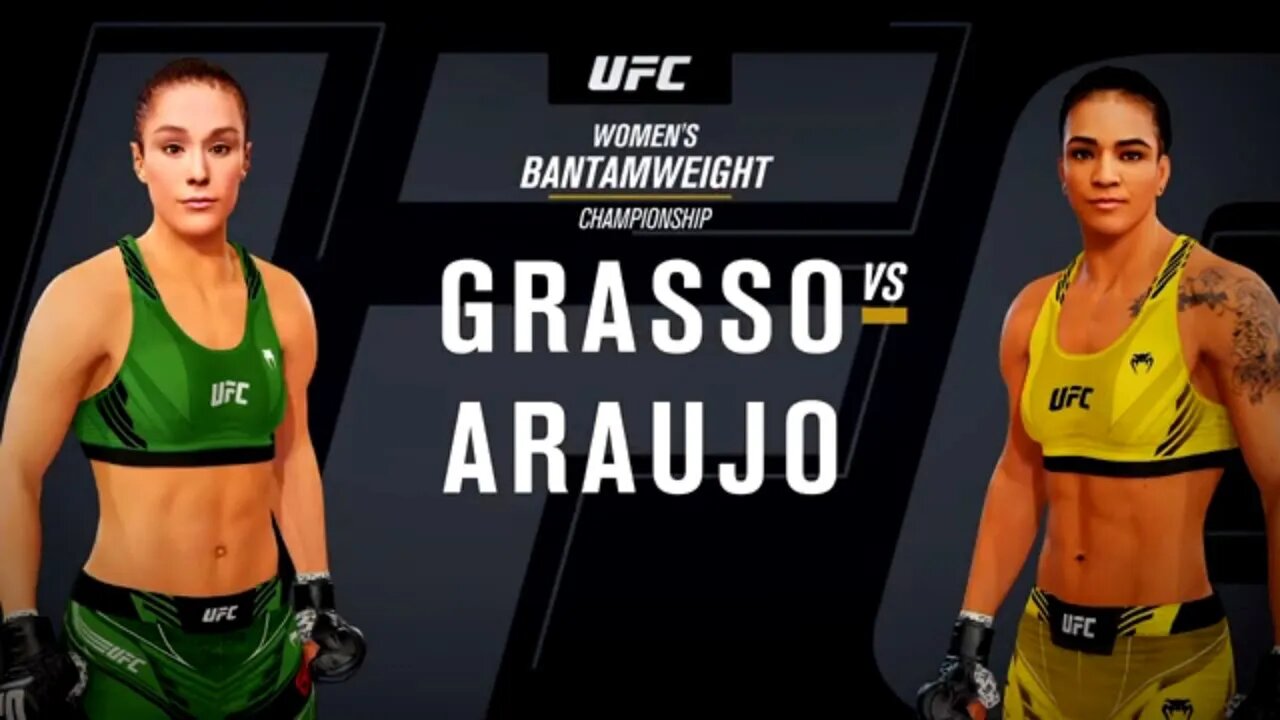 EA Sports UFC 4 Gameplay Viviane Araujo vs Alexa Grasso