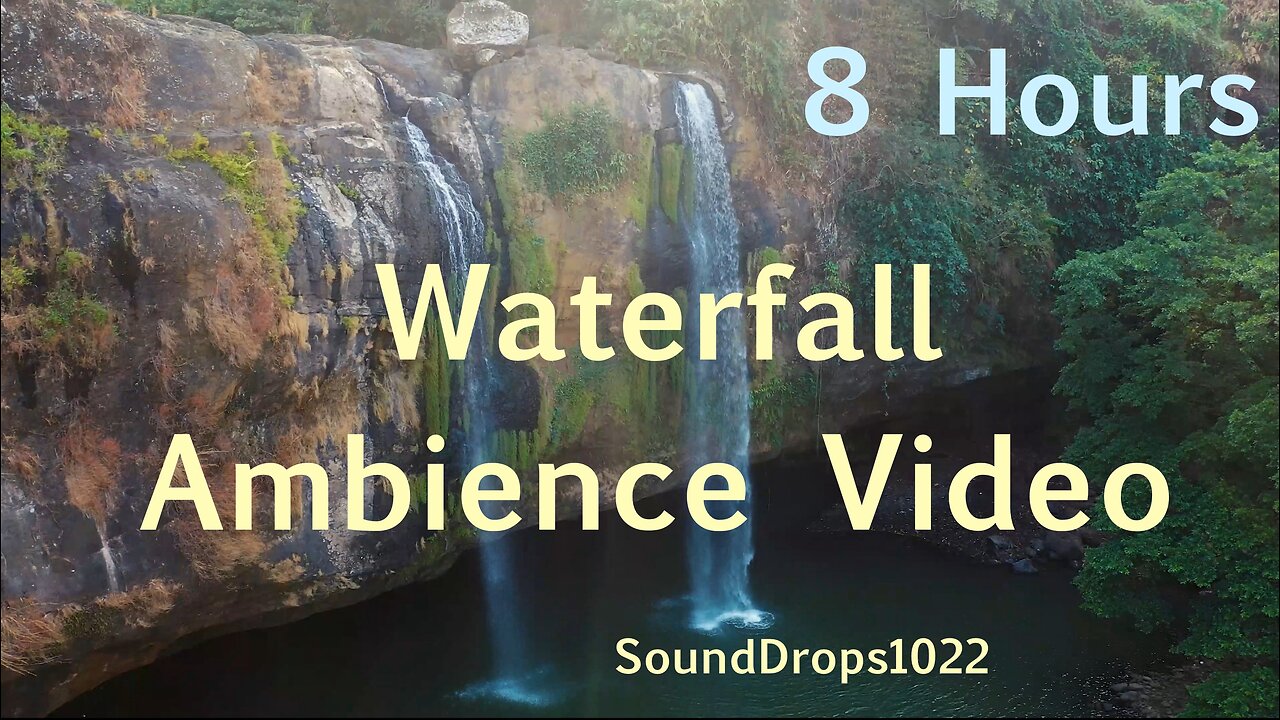 Ultimate Waterfall Sleep Therapy | 8 Hours of Tranquil Nature