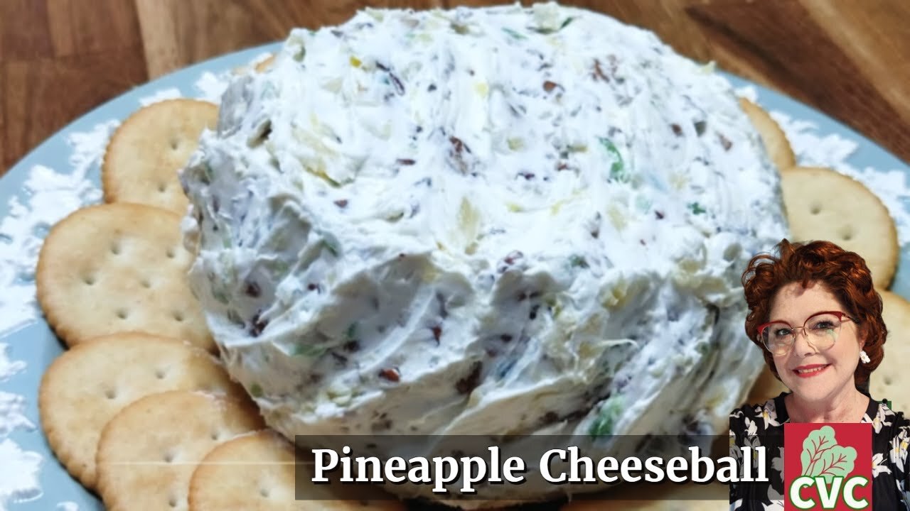 Pineapple Cream Cheese Ball - Southern Appetizer Recipes