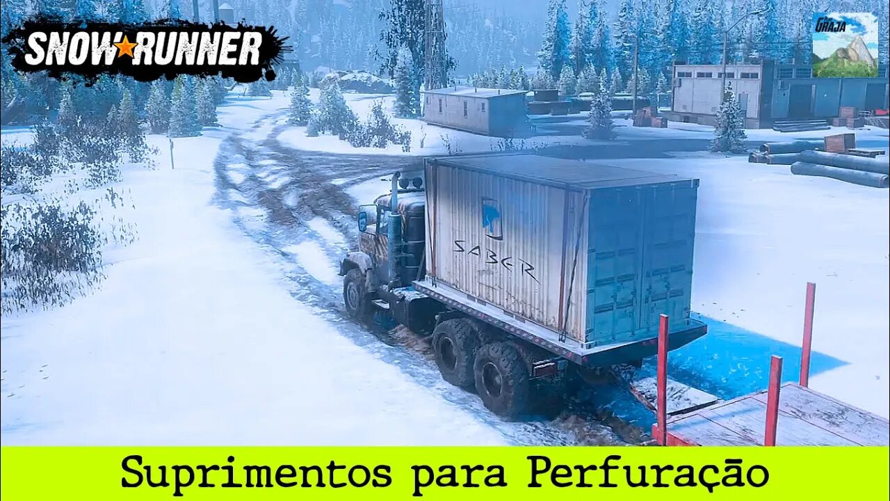 SnowRunner - Suprimentos de Perfuração | Tayga