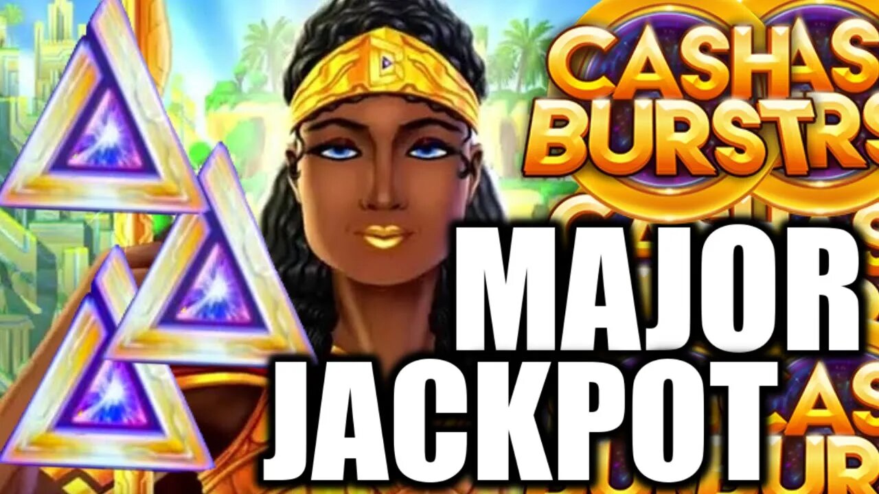 WOW I GOT THE MAJOR JACKPOT ON CASH BURST SLOT MACHINE