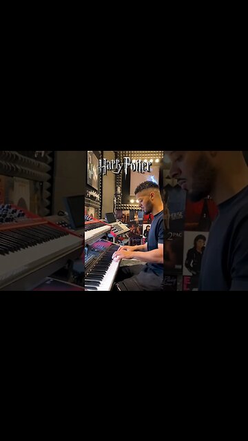 PLAYING HARRY POTTER THEME ON THE PIANO ✨🎵 *Hedwig’s Theme* #Shorts | Jeremy Lynch