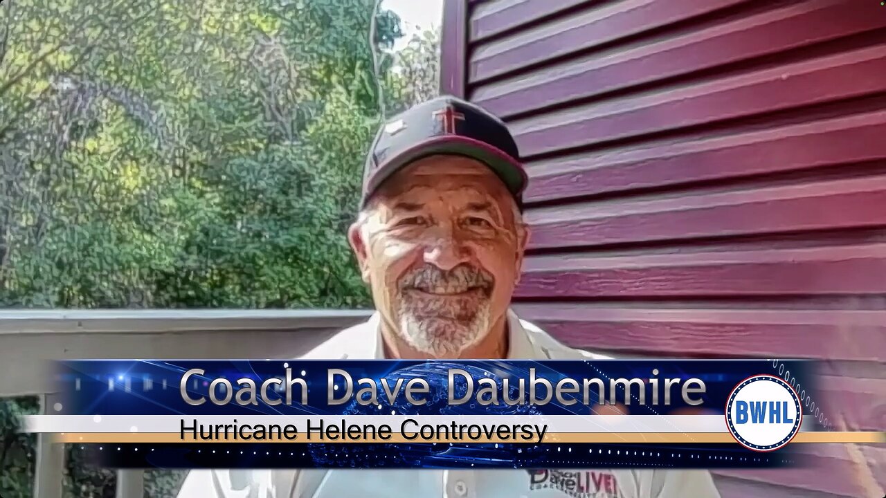 Hurricane Helene Controversy - Coach Dave Daubenmire