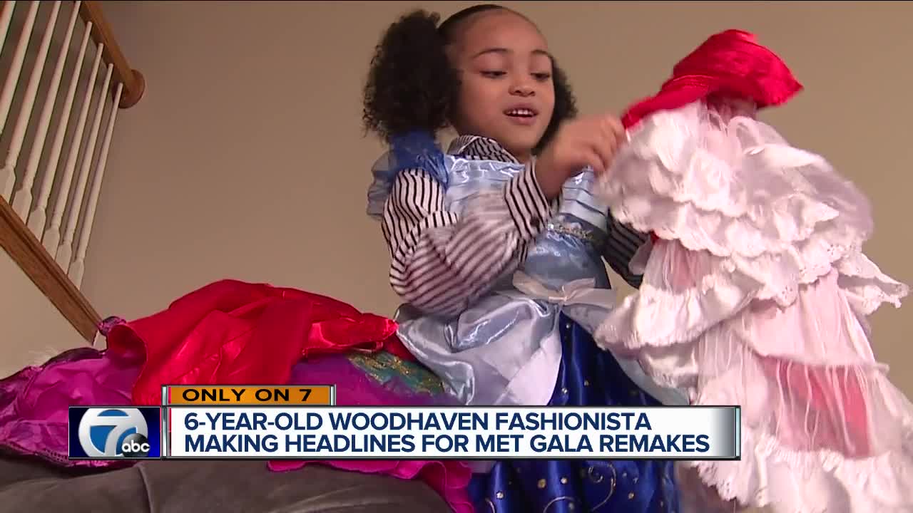 Nailed it! Metro Detroit girl's re-creation of Christian Sirano's Met Gala dress goes viral