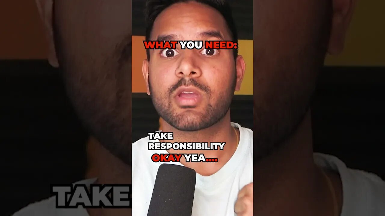 How Your Excuse Wont Make you Better#askabhinav #shorts #responsibility