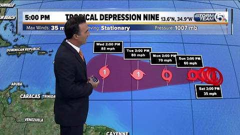 Two tropical depressions form