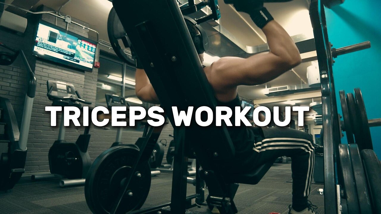 WORKOUT ROUTINE | TRICEPS DAY