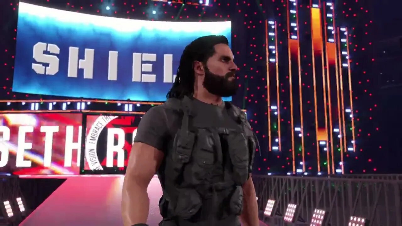 WWE2K22: Seth Rollins Shield Full Entrance