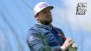 Tyrrell Hatton destroys club, gives fan the finger at British Open