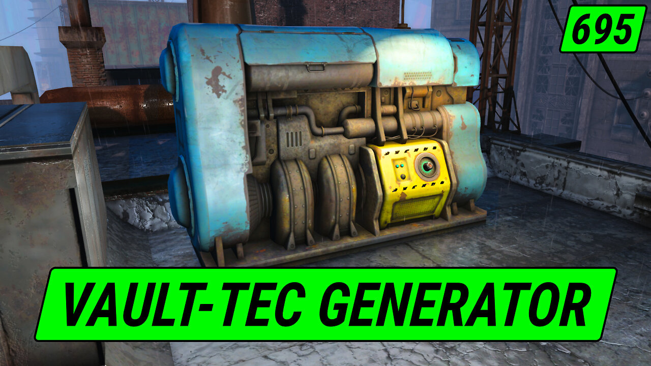 Vault Tec HQ Fusion Generator | Fallout 4 Unmarked | Ep. 695