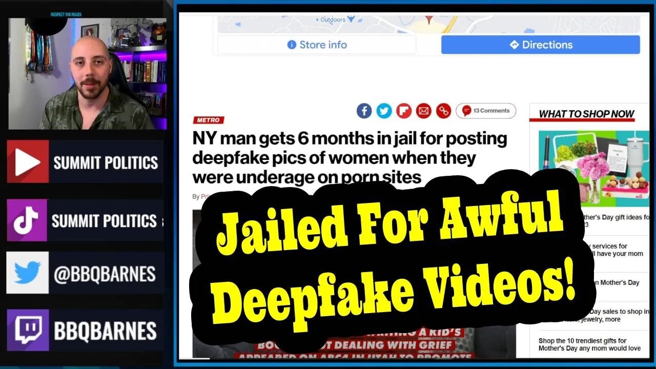 Man Gets Jail Time For AI Deepfakes