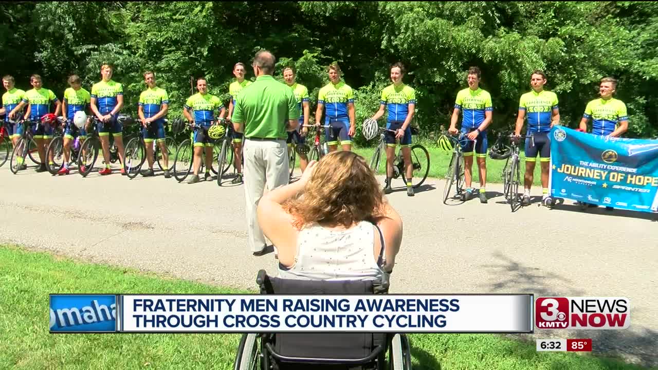 Fraternity Raising Awareness Through Cross-County Cycling