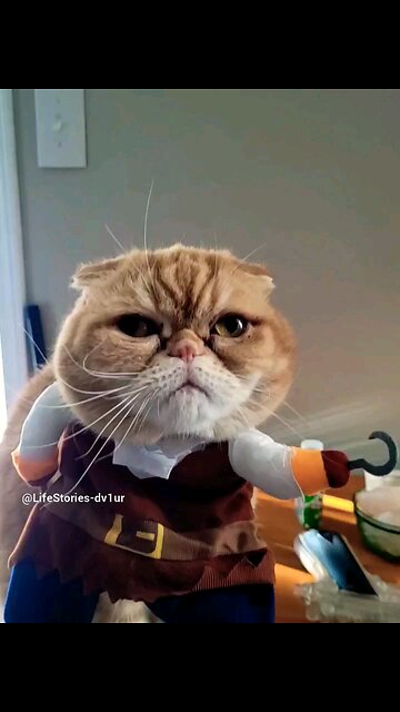 No tricks, just treats 😺 #cat #catlover #shorts #short #petcostumes #pethalloween #halloween