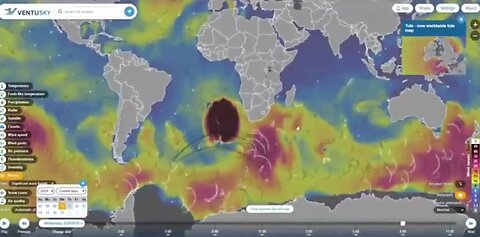 Wtf is this "Mass" that Spawned out of Antarctica just after the Solar Eclipse?