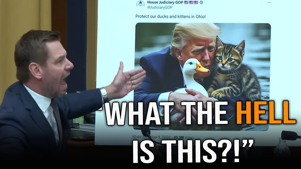 Eric Swalwell has TOTAL MELTDOWN over Trump MEMES