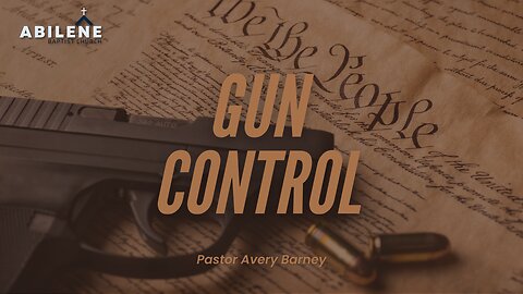 Gun Control (Full Service) | Pastor Avery Barney