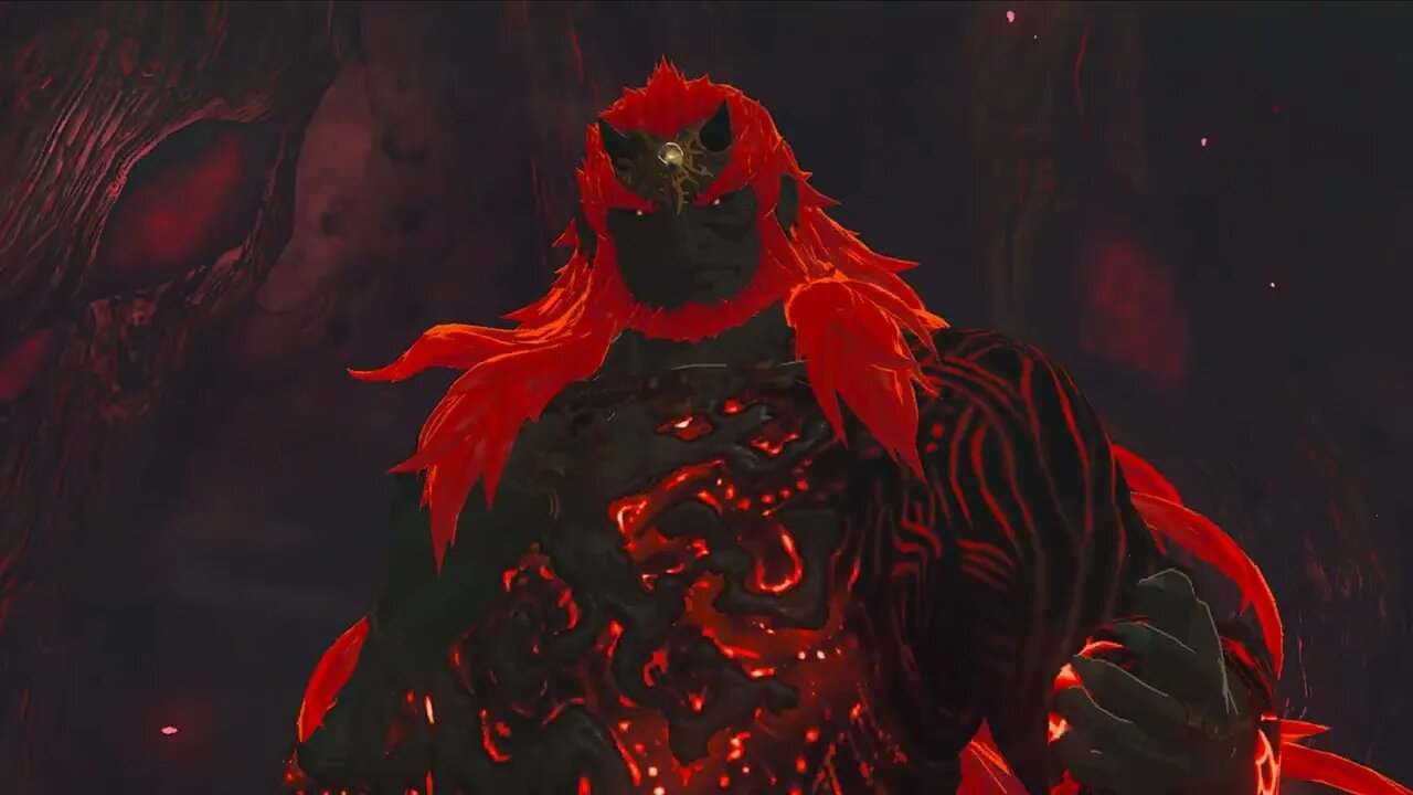 The Legend of Zelda Tears of The Kingdom Demon King Ganondorf + Demon Dragon Ending Cutscene Credits