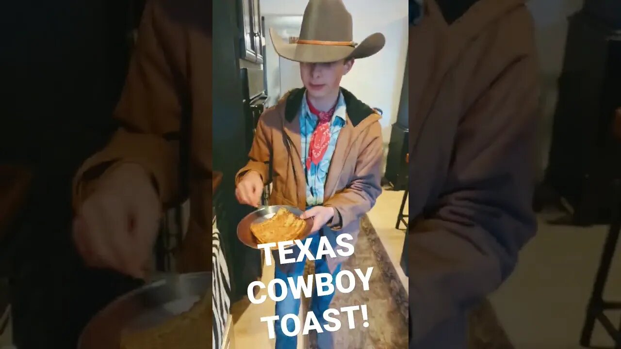 Real Cowboy French TOAST! Texas Cowboys #cowboys #texas #cowboycooking