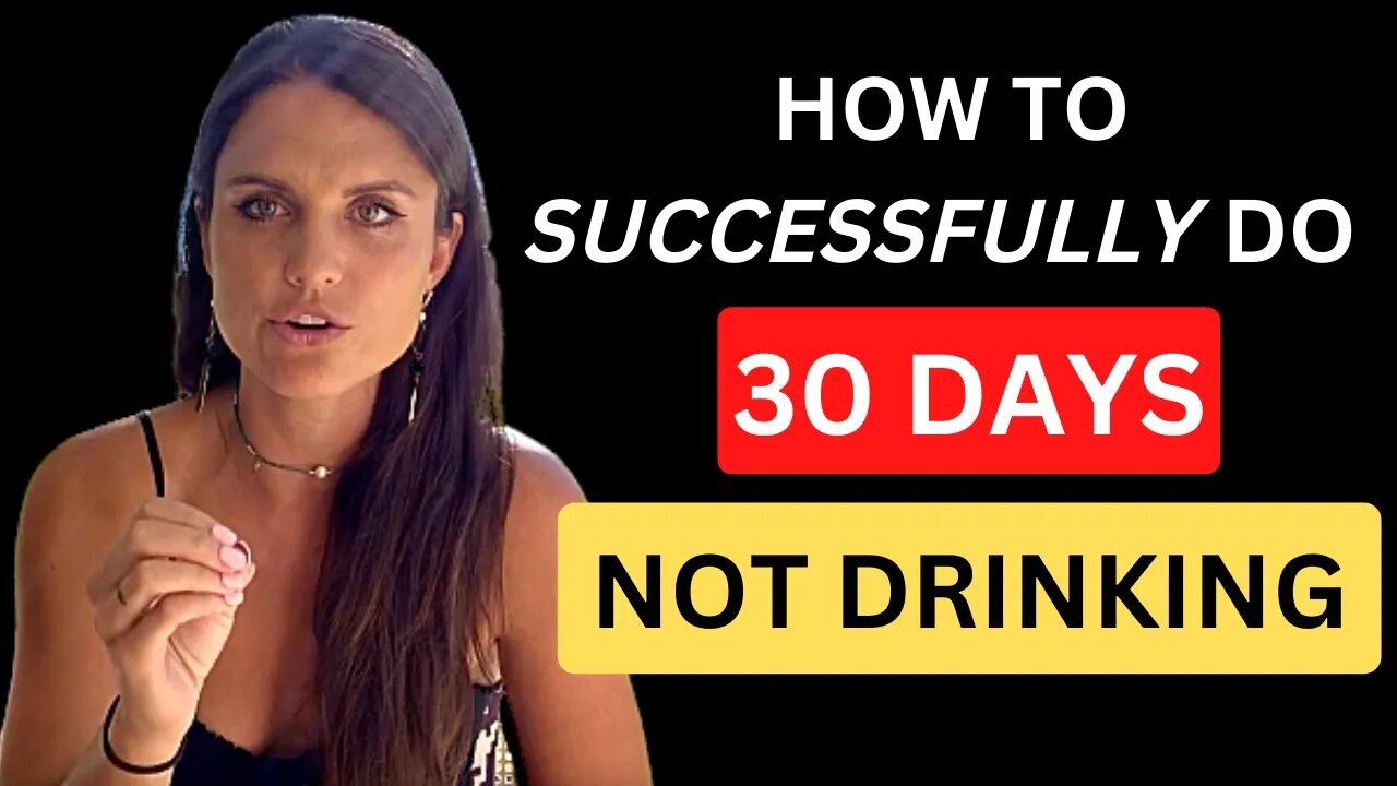 my first 30 days sober (how to do it for real if you're considering not drinking)