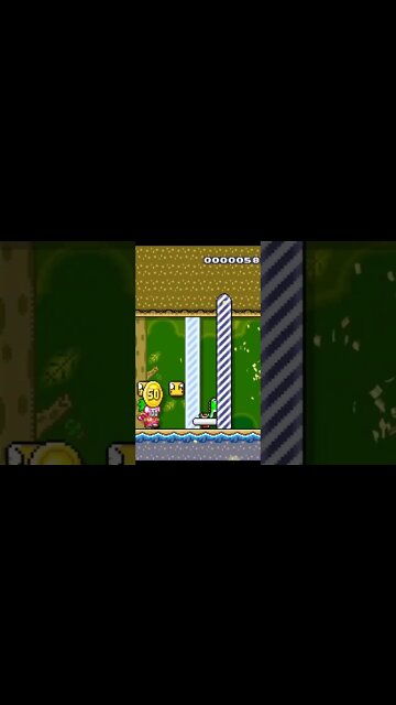 Yoshi stole the fire flower #supermariomaker2 #supermariobros