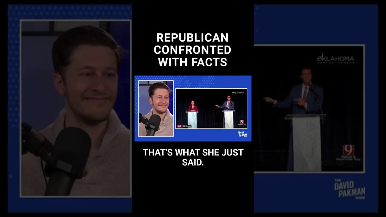 Republican Confronted: Violent Crime Higher in Oklahoma Than New York! #shorts