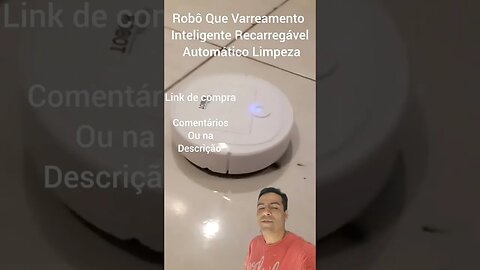 Robô Que Aspira Inteligente Recarregável Automático Limpeza #inovação #limpeza #tecnologia