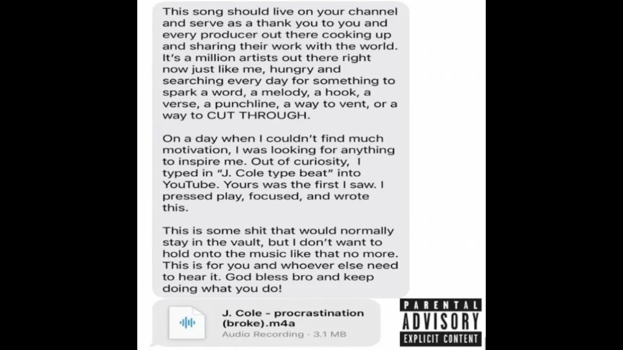 J.Cole - Procrastination (Broke) (432hz)