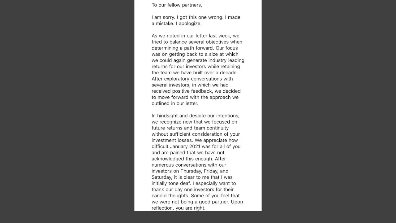 Melvin Capital Cannot Return You’re Investments LOL…