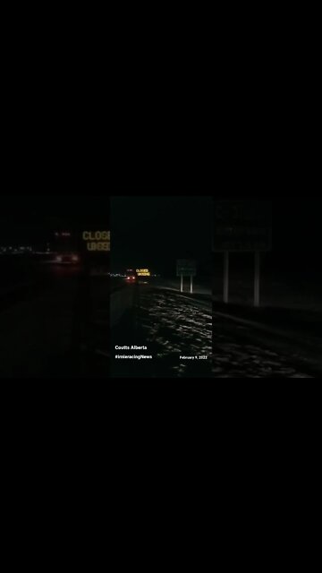 Prepare To Stop. Border Crossing. Closed Until. Mandates Are Lifted #irnieracingnews Feb.9 2022