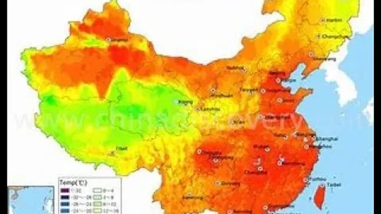 Record temperatures in China