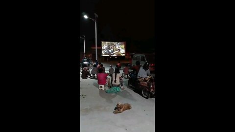 a little children watching TV good village