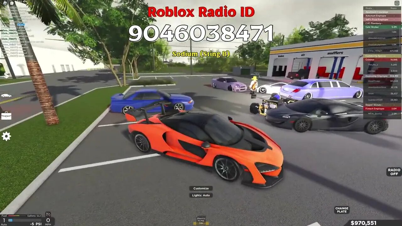 Sodium Roblox Radio Codes/IDs