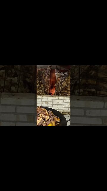 Costelão 9 horas no Clube de Tiro 🐄🔥🎯🔫 harmonizado com Tempranillo 🇪🇸🍷