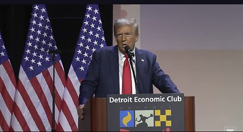 President Trump in Detroit, MI