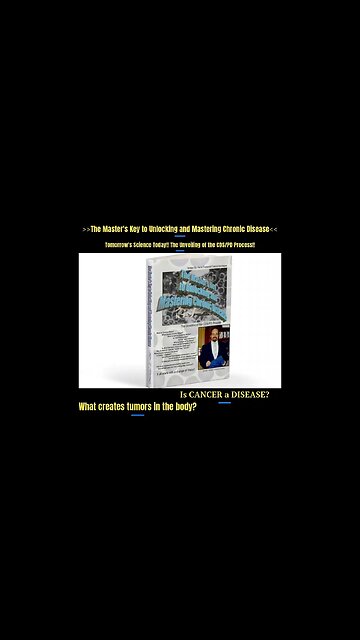 The Unveiling of The CDS/PD Process!! #book #health #science #cancer