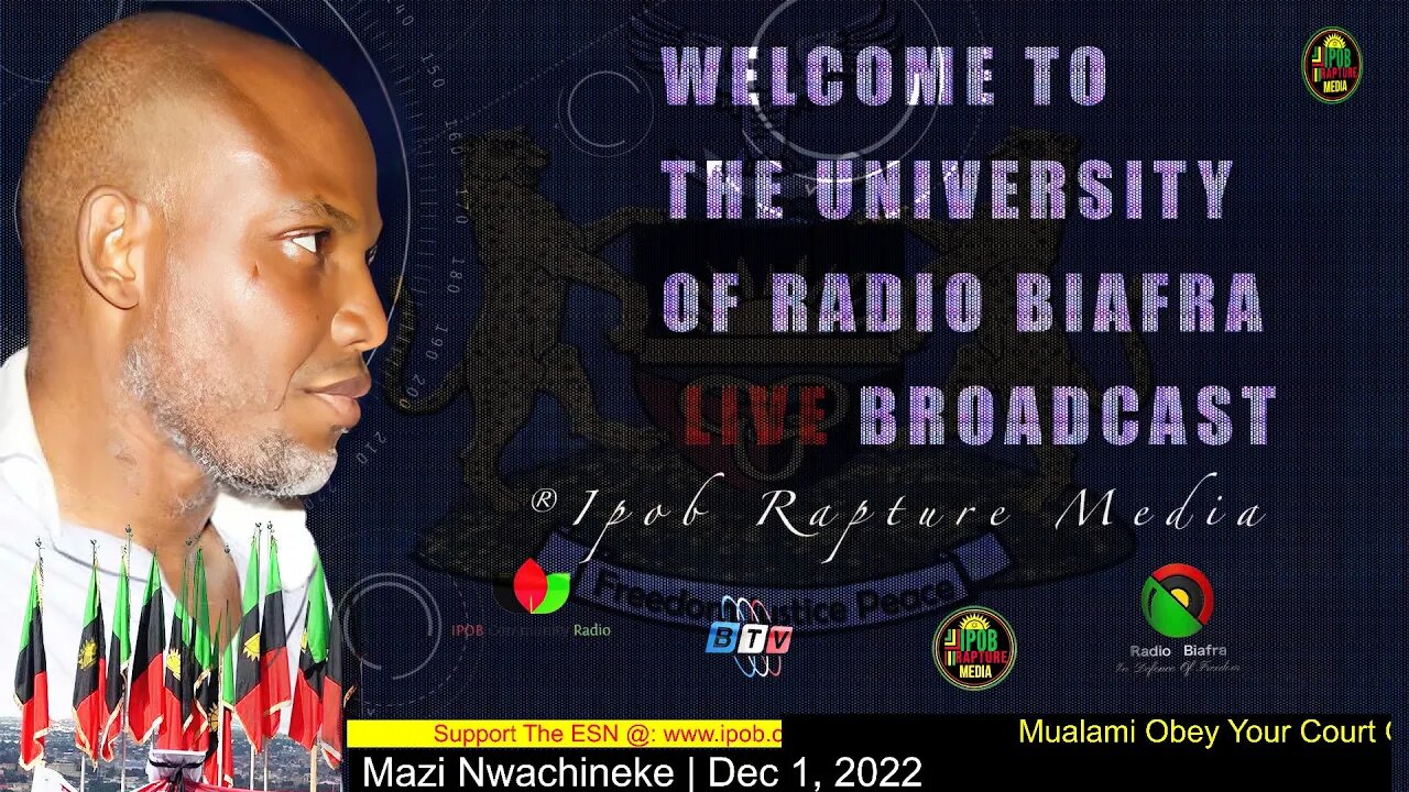 Welcome To The University Of Radio Biafra | Hausa -Service 2 | Host: Mazi Nwachineke | Dec 1, 2022