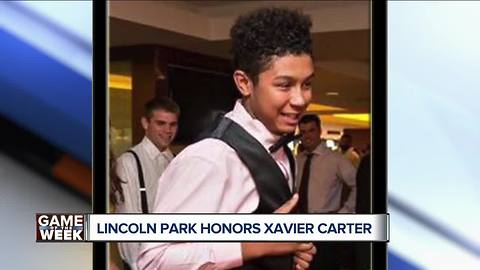 Lincoln Park honors Xavier Carter