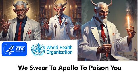 Doctors Swear An Oath To Apollo To Slowly Poison and Kill You With Medications and Vaccines