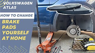 How To: Brake Pads Replacement on 2021 Volkswagen Atlas. DYI