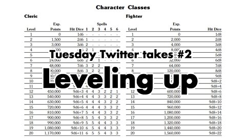 Tuesday Twitter Takes #2 | XP and Leveling Variance