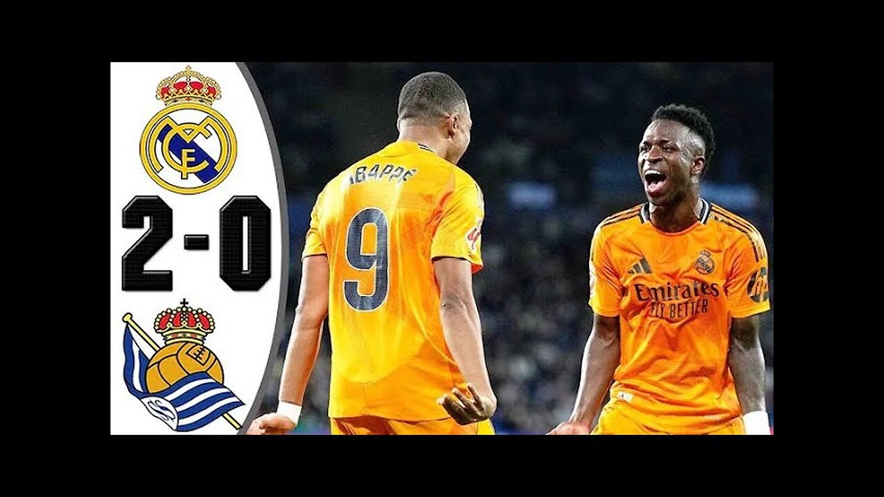 Real Madrid vs Real Sociedad 2-0 Highlights & All Goals 2024 HD