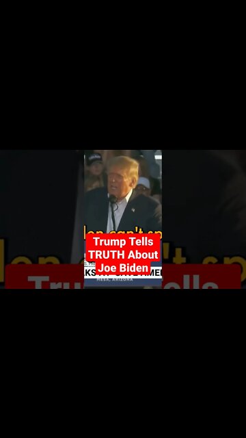 Donald Trump EXPOSES Joe Biden #shorts #trump #sleepyjoe