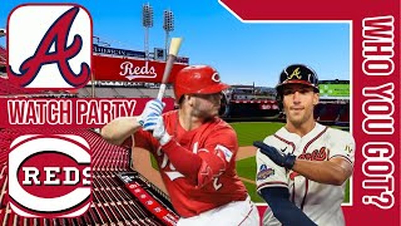 Atlanta Braves vs Cincinnati Reds | Live Play by Play & Reaction Stream 3D Sim | MLB 2024 Gm 152