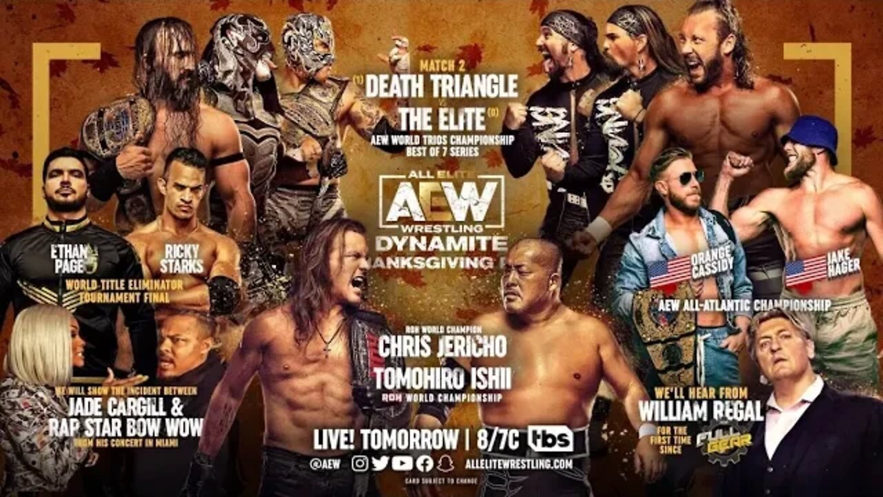 AEW Dynamite Nov 23th Fall Out from Full Gear Watch Party/Review (with Guests)