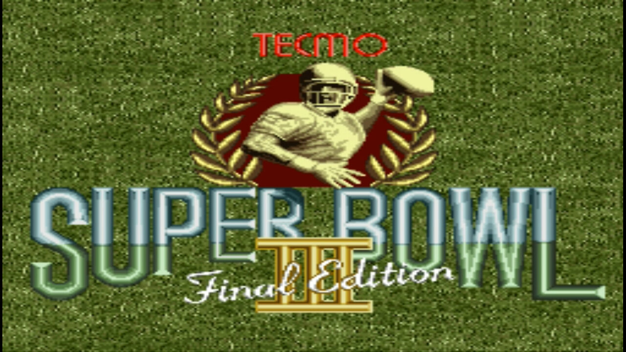 Tecmo Super Bowl 3 | Gameplay Match | Super Nintendo | Pro Bowl